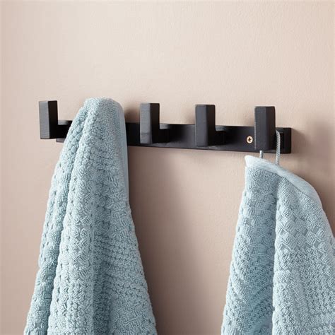 Kmart has towel racks to complement bathroom decor. Oak Towel Rack - Towel Holders - Bathroom Accessories ...