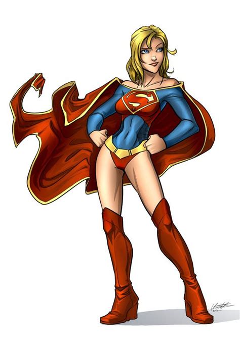 Cartoon Girl Female Characters Gone With Supergirl As Our Female