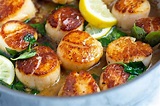SEARED SCALLOPS WITH GARLIC BASIL BUTTER | Aquaculture Association of ...