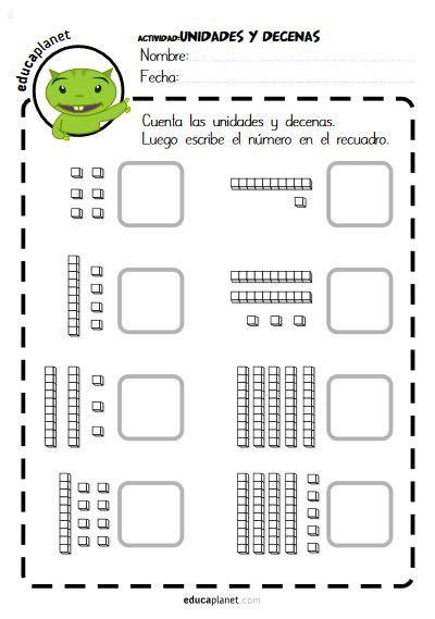 Unidades Decenas Centenas Ejercicios Matemáticas Gratis Educaplanet