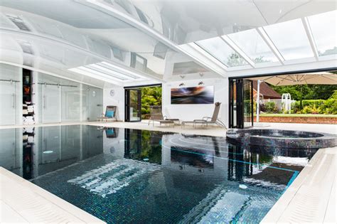 Bespoke Indoor Pools Contemporary Swimming Pool And Hot Tub London