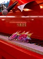 Yamaha Elton John Red Piano | Rare Digital Artwork | MakersPlace