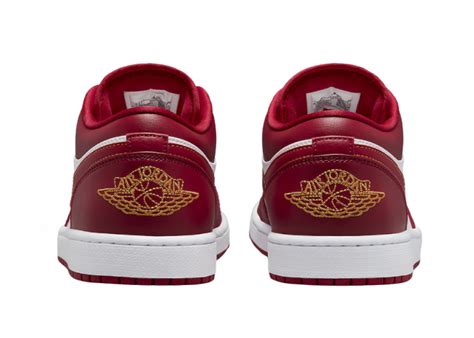 Nike Air Jordan 1 Low Cardinal Red 553558 607 Sneaker Baker