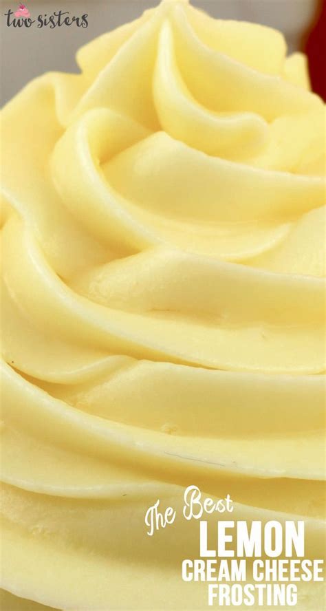 The Best Lemon Cream Cheese Frosting Buttercream Lemon Frosting Recipes Frosting Recipes