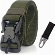 Militare Tactical Belt Uomo Denim Cintura Militare Nylon Magnetica ...