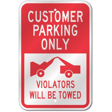 Other Sign Making Supplies Private Parking Customers Only Aluminium