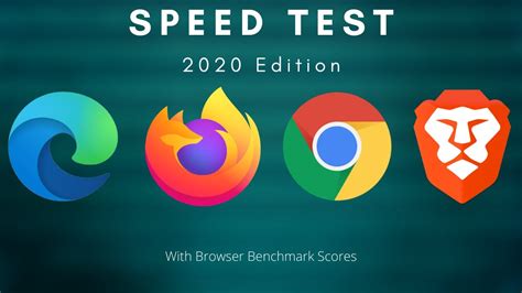 Edge Vs Chrome Vs Firefox Vs Brave Speed Test Edition YouTube