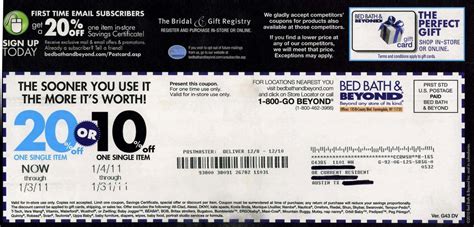 Bed Bath And Beyond Coupons And Printable Coupons Bed Bath And Beyond