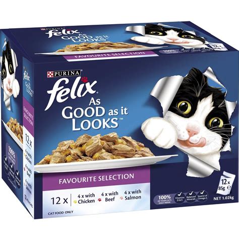 Daily multivitamin for cats with vitamins, minerals & omega oils | chewable cat the pepcid can be crushed and stirred into the food, but. Felix As Good As It Looks Cat Food Pouches 12 x 85g ...
