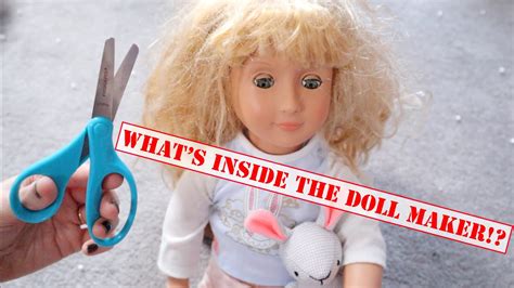 Whats Inside The Doll Maker Cutting Open The Doll Maker Youtube