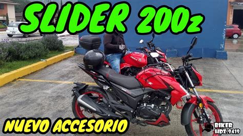 Italika 200z 2019 Nuevo Accesorio Slider Youtube