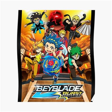Beyblade Burst Poster Poster By Sugarbabysl Redbubble