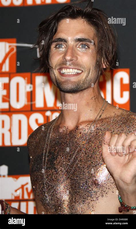 Tyson Ritter Singer Of The Band All American Rejects Poses At The