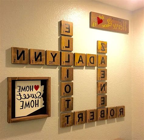 20 Collection Of Scrabble Wall Art