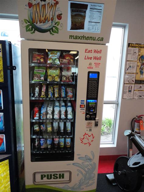 State Of The Art Vending Machines Filled With Healthy Drinks And Snacks Vending Machine