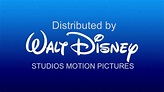 Distributed By Walt Disney Studios Motion Pictures Logo - YouTube