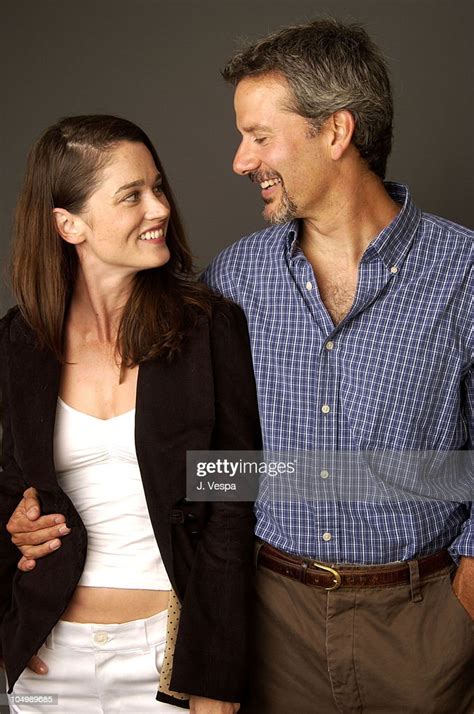 Robin Tunney And Actorproducer Campbell Scott During 2002 Toronto