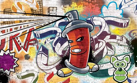 Cartoon Graffiti Wallpaper