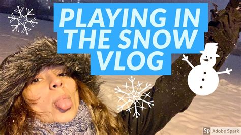 The First Snow Of Winter Vlog Playing In The Snow Youtube