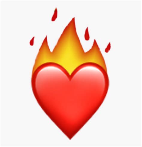 Red Heart Emoji Fire Transparent Background Hot Emoji Hd Png My Xxx