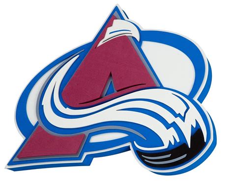 Colorado Avalanche 3d Fan Foam Logo Sign Logo Sign Colorado