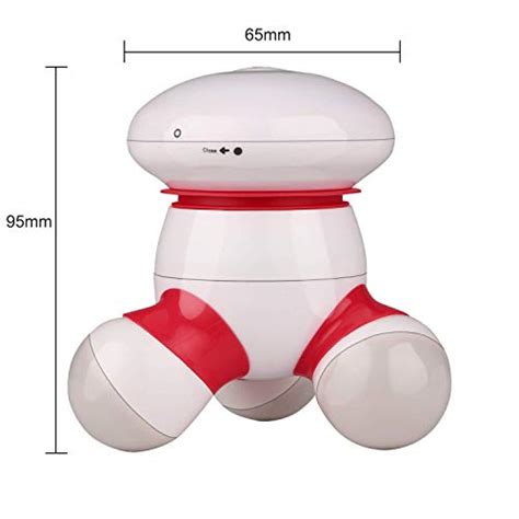 Cotsoco Handheld Massager Mini Portable Vibrating Body Massager With Led Light For Hand Head