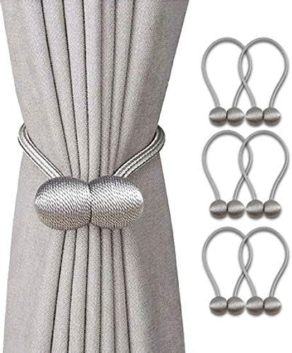 Magnetic Curtain Tiebacks Clips Decorative Rope Curtains Holdbacks