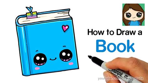 How To Draw A Book Easy Cute Back To School Supplies
