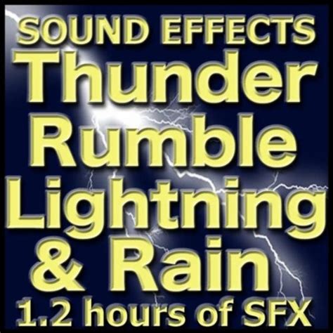 Thunder Rumble Lightning Strikes And Rain Sound Effects