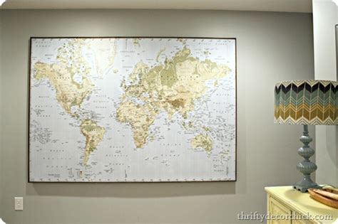 Where In The World Have We Been Map From Thrifty Decor Chick