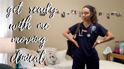 Nursing School Morning Clinical Grwm Youtube