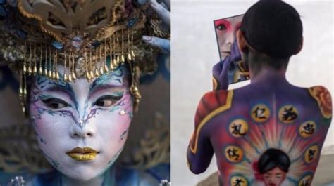 Artists Show Off Talent At Daegu International Body Painting Festival In Seoul