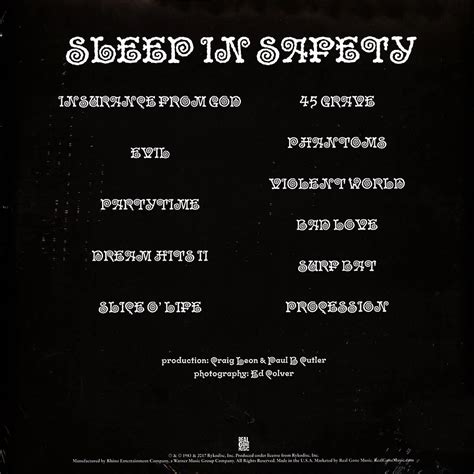 45 grave sleep in safety vinyl lp 1993 eu reissue hhv