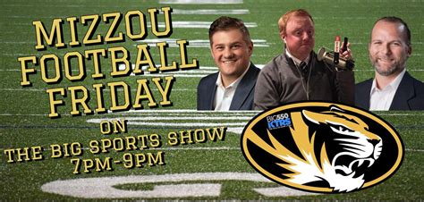 Ktrs Sports On Twitter Tonight On Ktrs550 Its Mizzoufootball Friday With Bwiese16 Ben