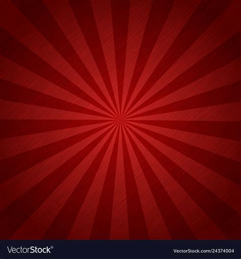 Red Color Burst Background Or Sun Rays Royalty Free Vector