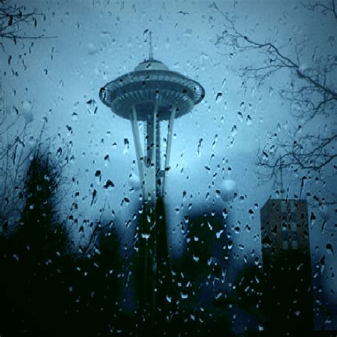Rainy Day Photo Of Spaceneedle Seattle Rain Seattle Rain