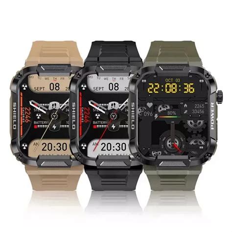 Rugged Military Smart Watch Mk66 Men For Android Ios Ftiness Watches