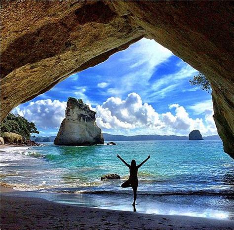 51 Free Things To Do In New Zealand Cathedral Cove Beautiful Photos