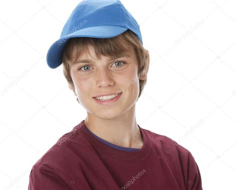 Real Caucasian Teenage Boy Wearing Vibrant Colorful Clothes And A