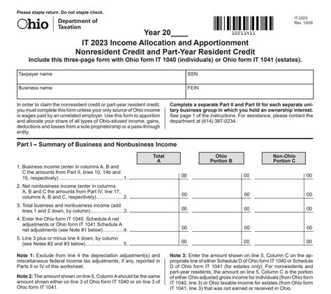 Rent Rebate Form Ohio