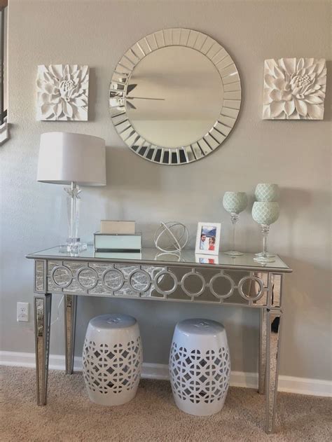 Sophie Mirrored Console Table Z Gallerie Decor Home Living Room