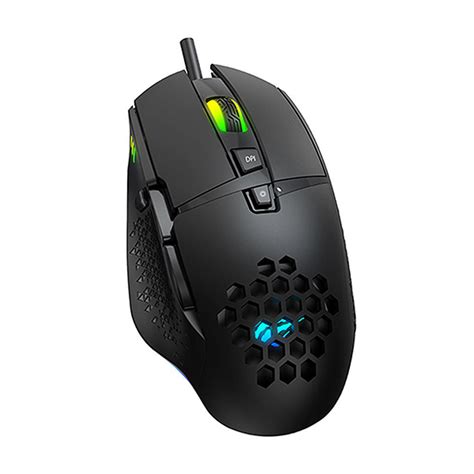 Havit Ms1022 Wired Rgb Gaming Mouse 3200dpi And 7 Buttons Honeycomb Design