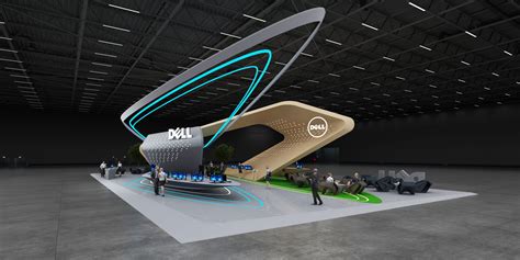 Design Concept Of Exhibition Stand For Dell Main Idea Create A