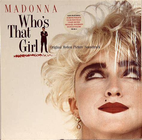 Madonna Whos That Girl Original Motion Picture Soundtrack Lp