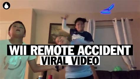 Wii Remote Accident Viral Video Youtube