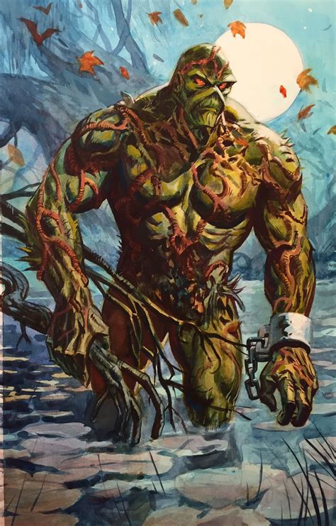 Swamp Thing By Dan Brereton Comic Book Characters Comic Books Art