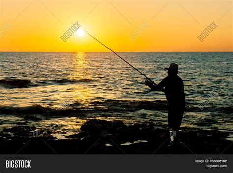 Fisherman Sunset Image And Photo Free Trial Bigstock