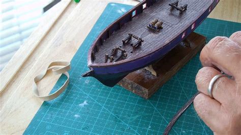 Wooden Model Ship Build Part 6 Youtube