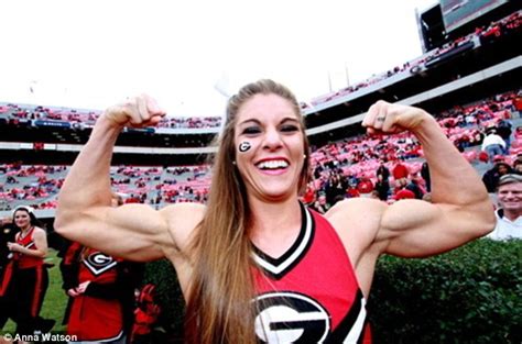 Georgia Cheerleader Anna Watson Who Can Dead Lift 230 Pounds Daily