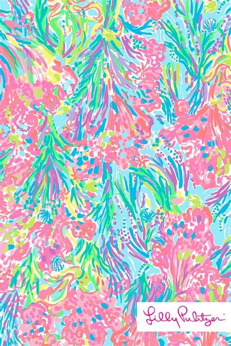 Lilly Pulitzer Pattern Floral Print Lilly Pulitzer Purple Green